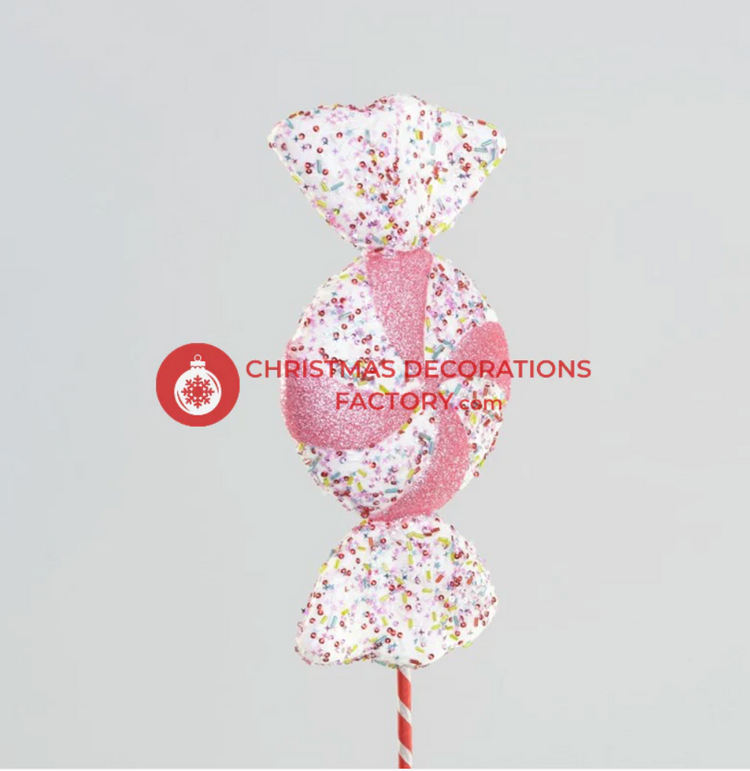 Pink Candy Cane Lane Christmas Decorations