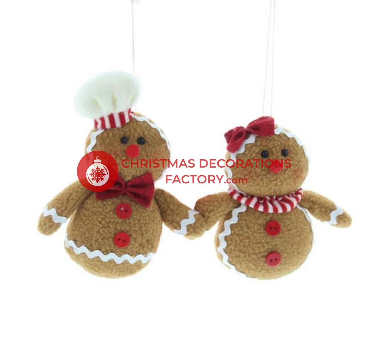 15cm Hanging Gingerbread People