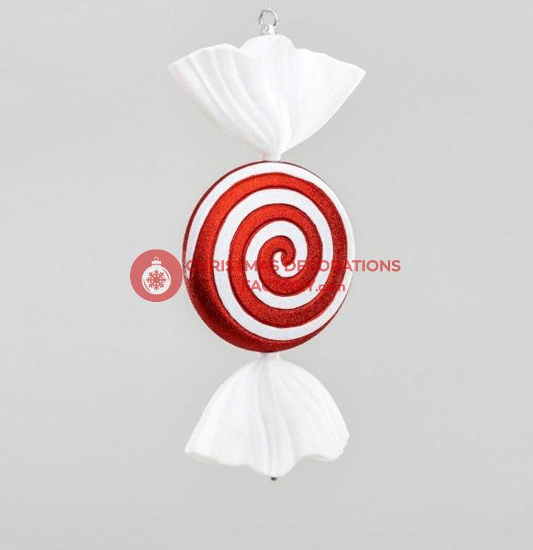 48cm Hanging Candy Cane Swirl Sweet