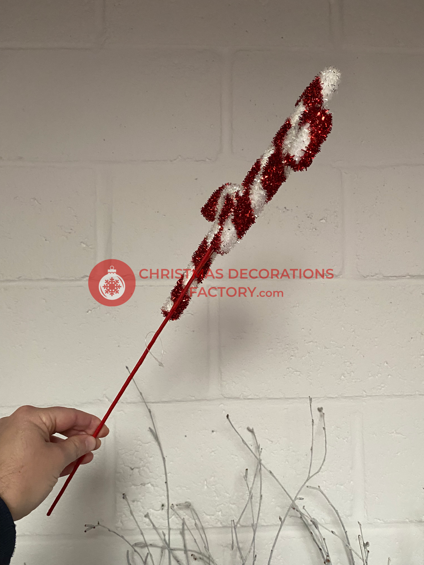 56cm Candy Canes Spray
