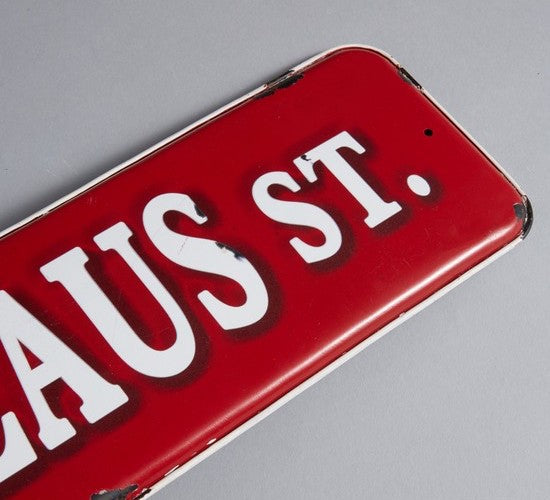 56cm Santa Claus St Sign