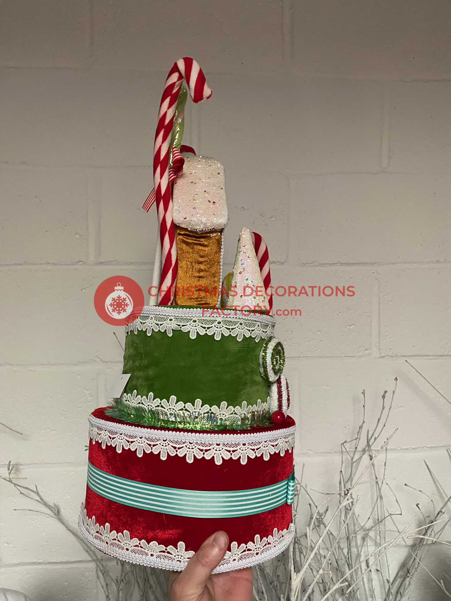 58cm Gingerbread House Tower