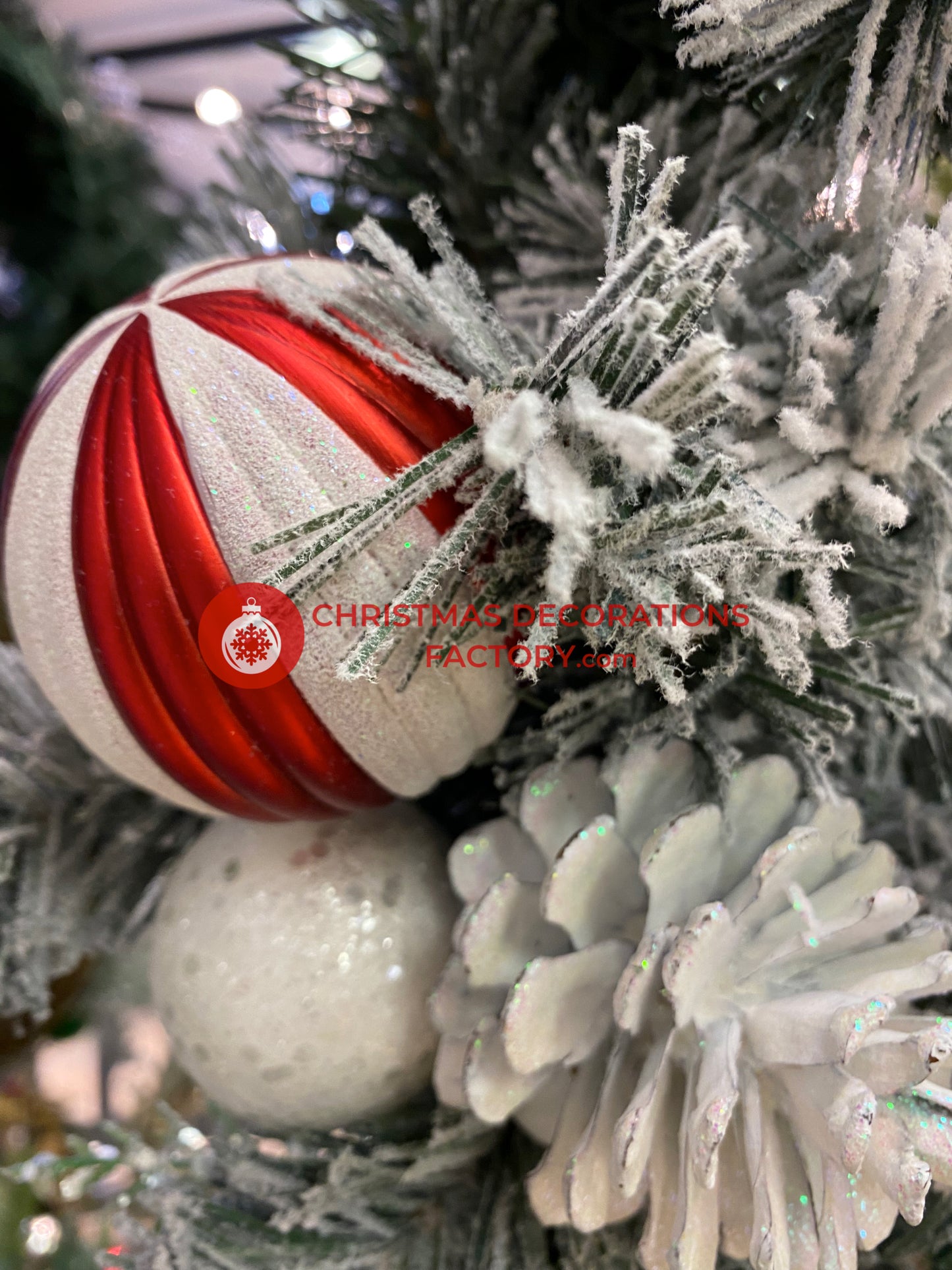 180cm Candy Cane Doughnut Garland