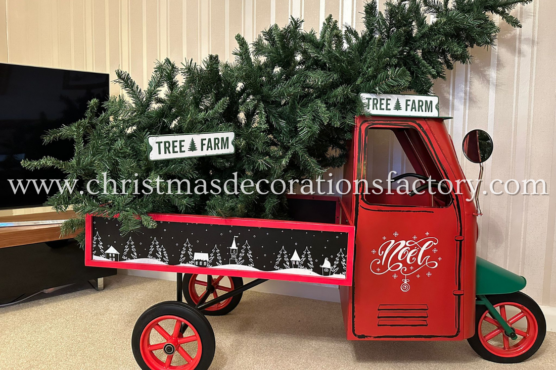 Launching the 2024 Christmas Tuk Tuk Pickup Display Prop