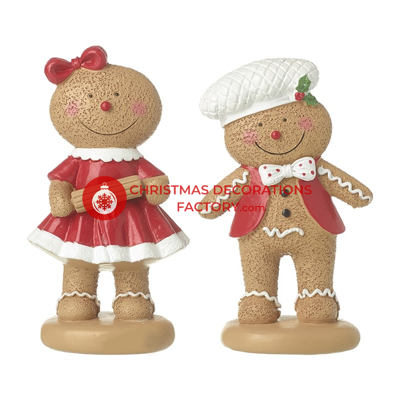 16cm Standing Gingerbread Couple