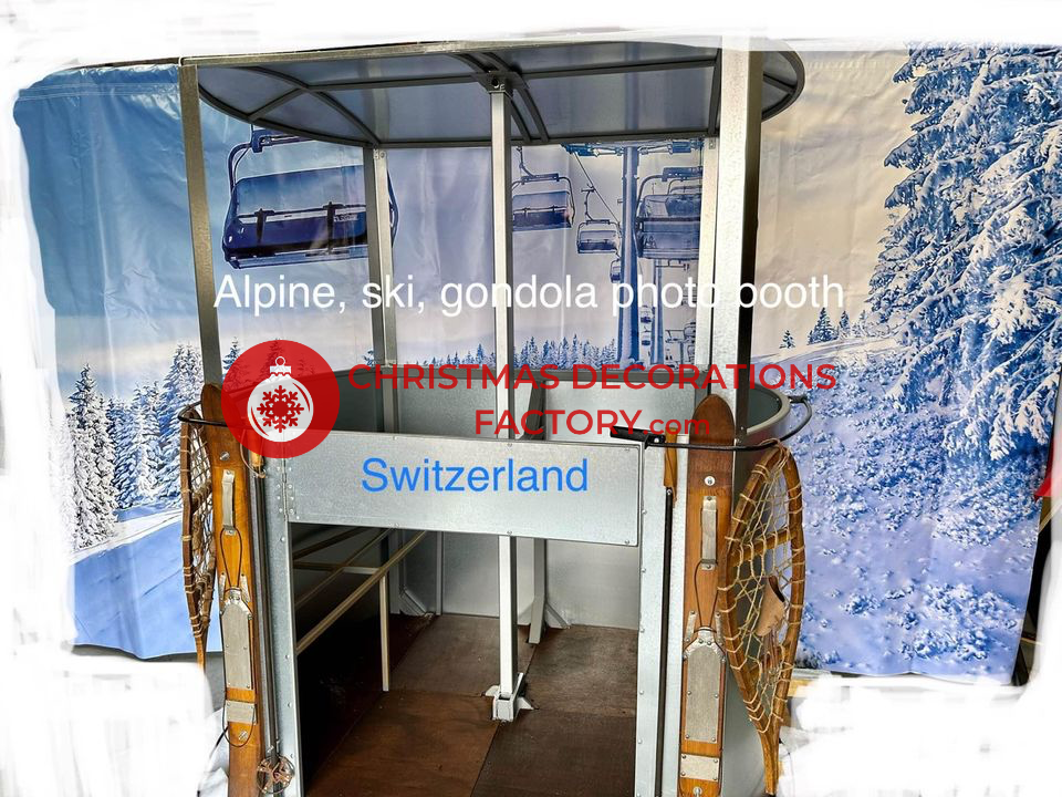 Elevate Your Photography with the Alpine Ski Lift Gondola Photo Prop