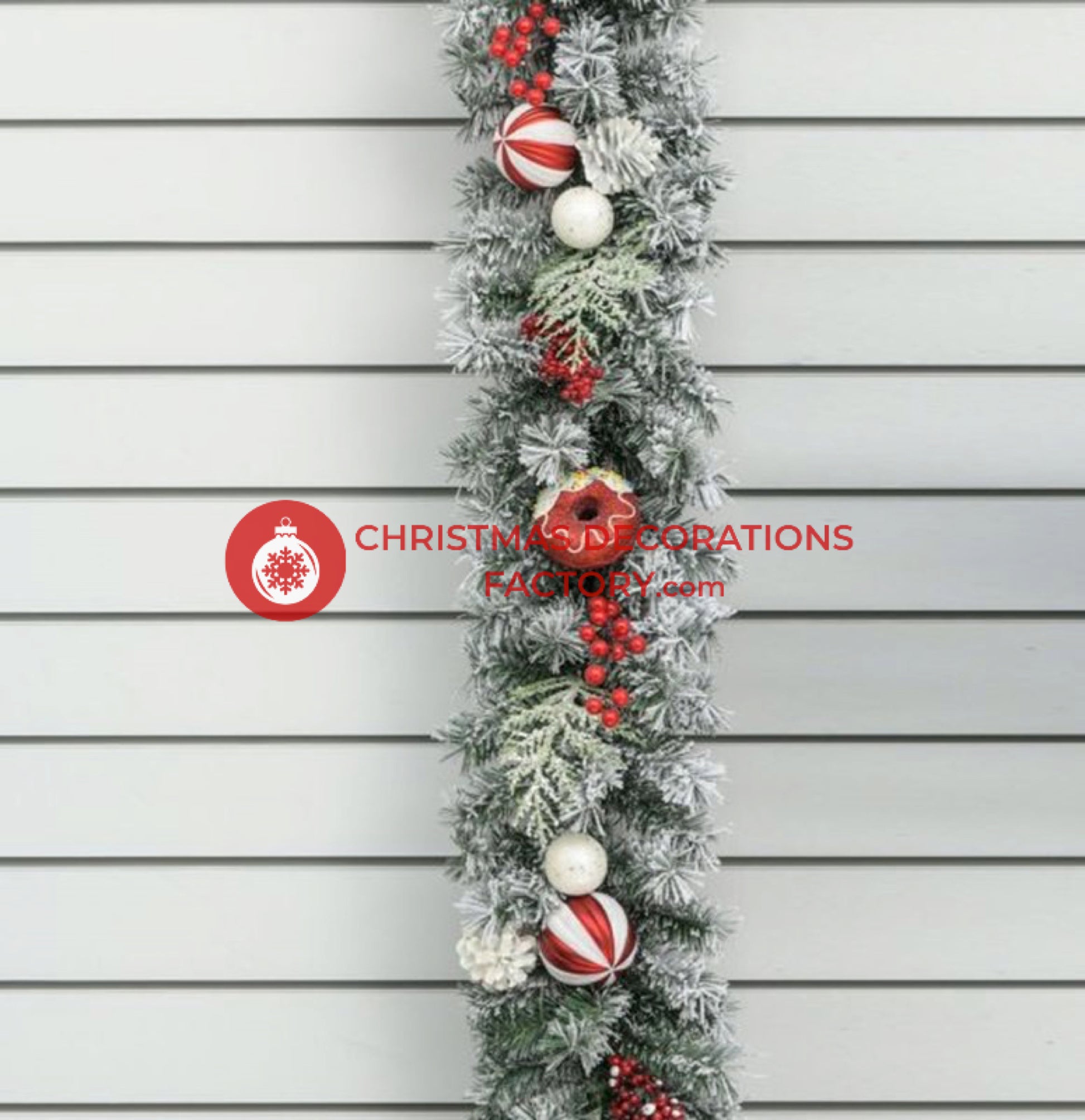 180cm Candy Cane Doughnut Garland