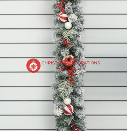 180cm Candy Cane Doughnut Garland