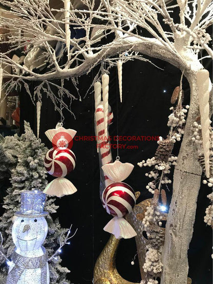 50cm Candy Cane Giant Sweets Red and White