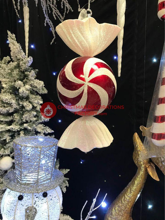 50cm Candy Cane Giant Sweets Red and White