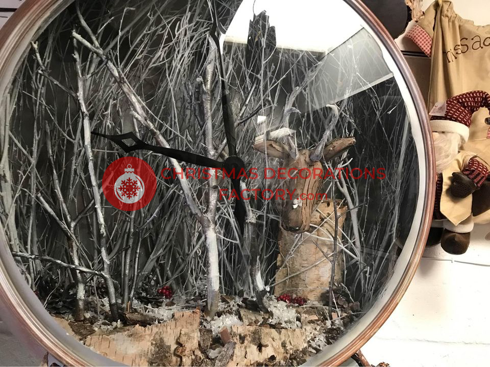 140cm Woodland Theme Alarm Clock