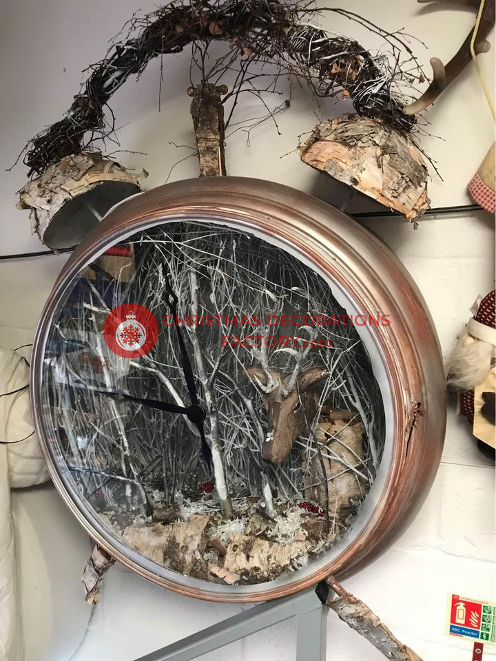 140cm Woodland Theme Alarm Clock