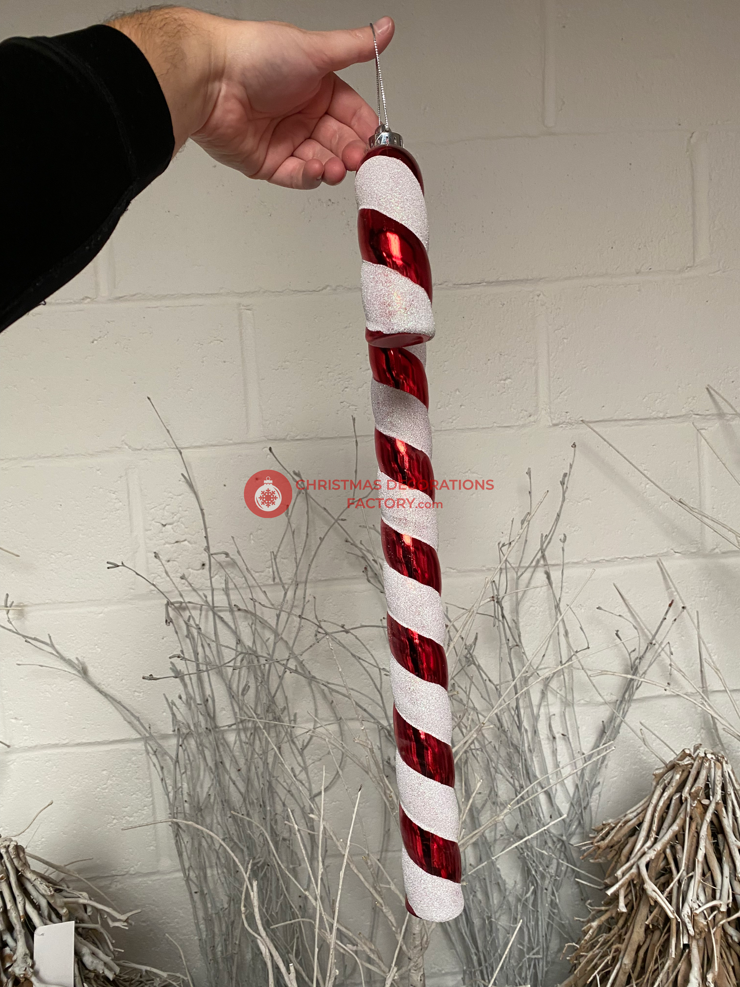 50cm Red and White Candy Cane