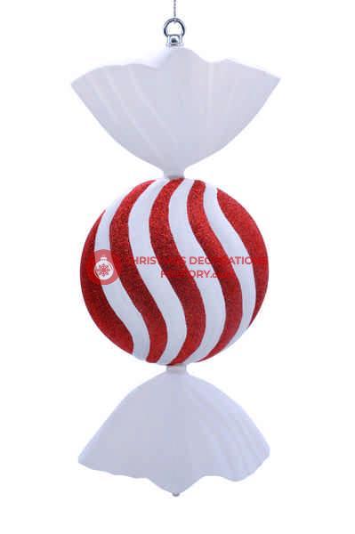 50cm Red and White Flat Disk Candy Sweet