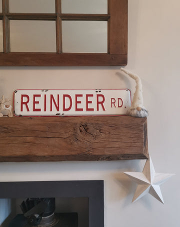 56cm Reindeer Rd Sign