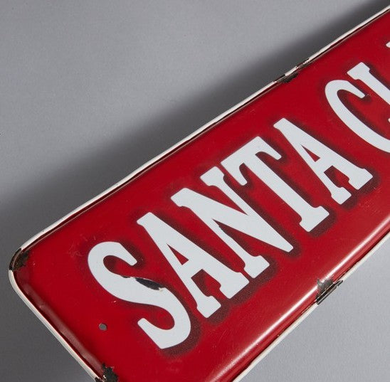56cm Santa Claus St Sign