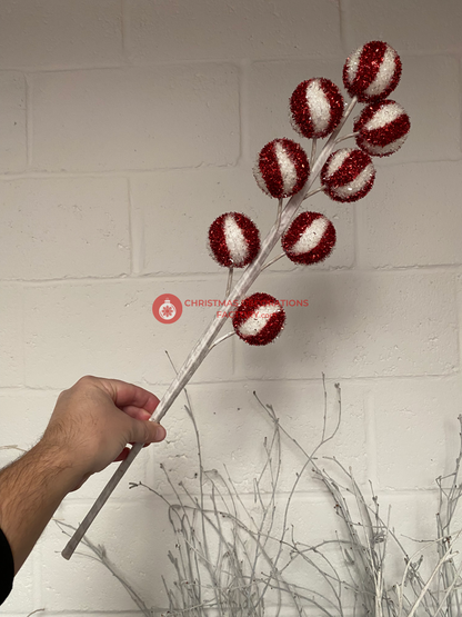 62cm Christmas Candy Ball Spray