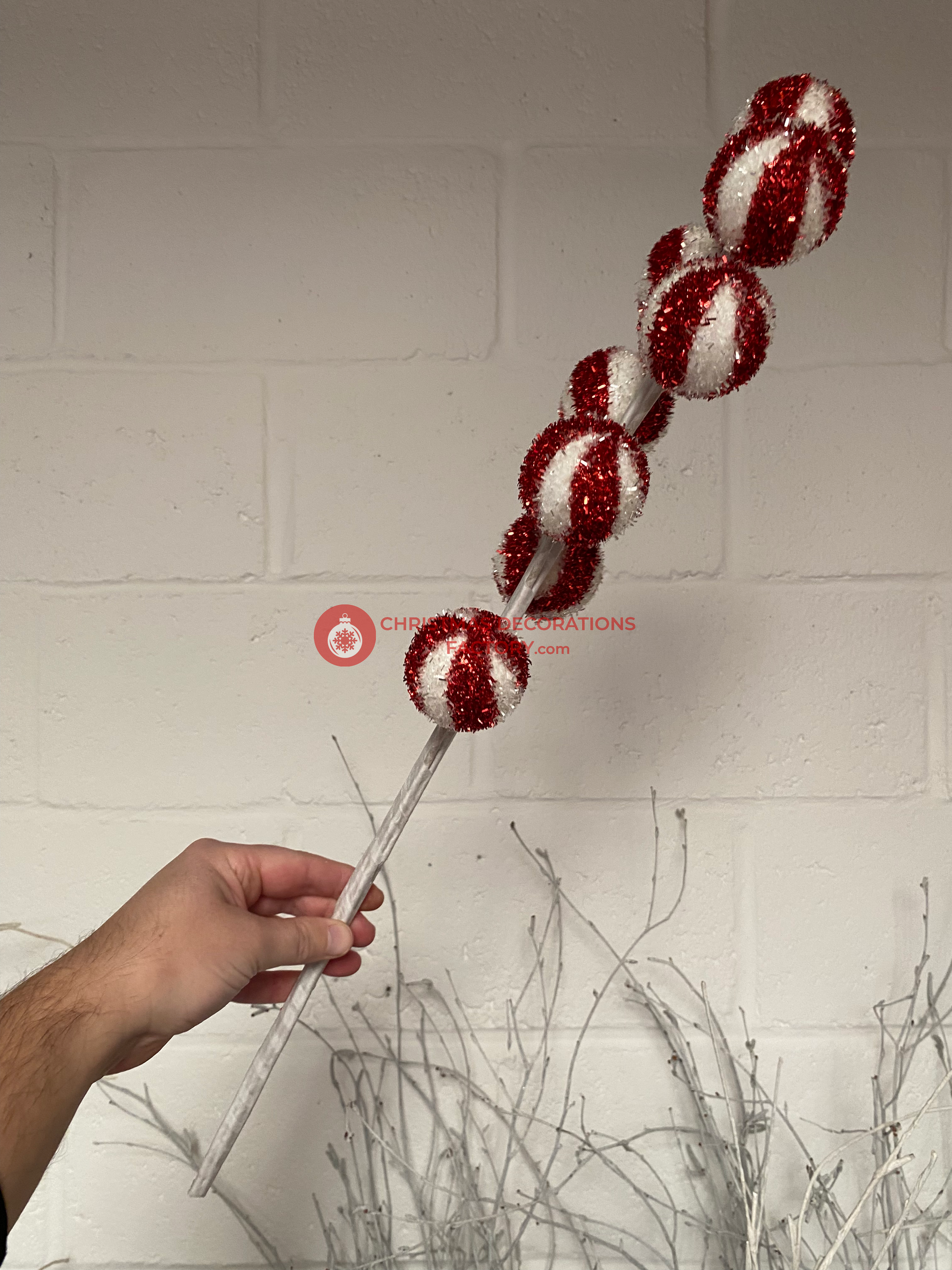 62cm Christmas Candy Ball Spray