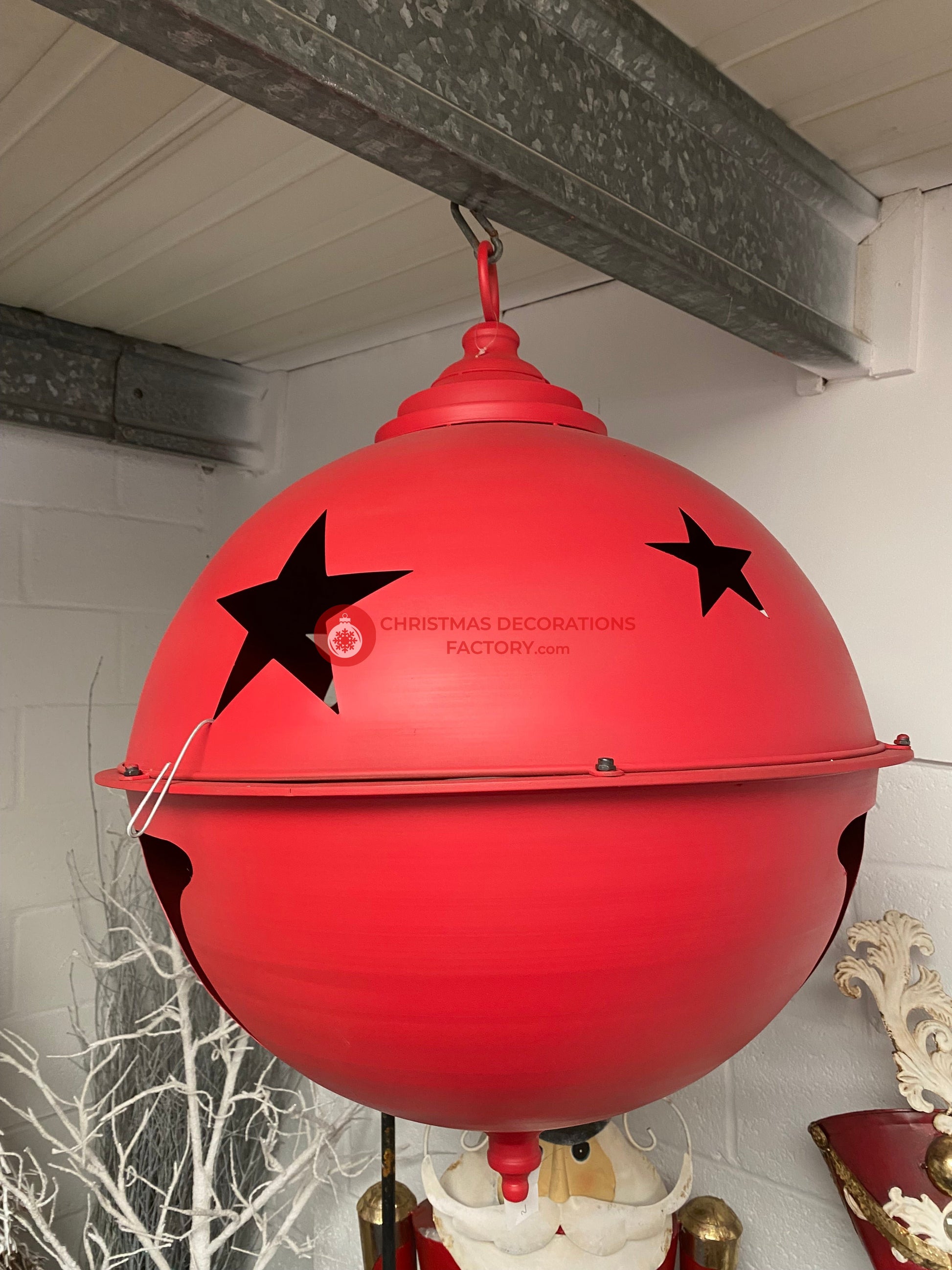 81cm Red Metal Bell