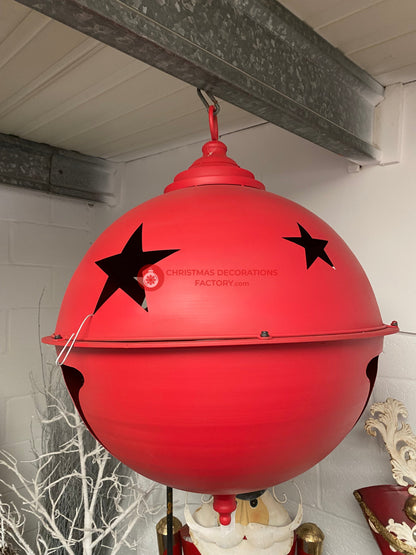 81cm Red Metal Bell
