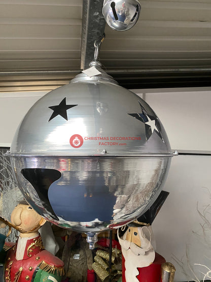 81cm Silver Metal Bell